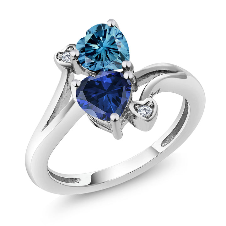 Ring in 10K White Gold