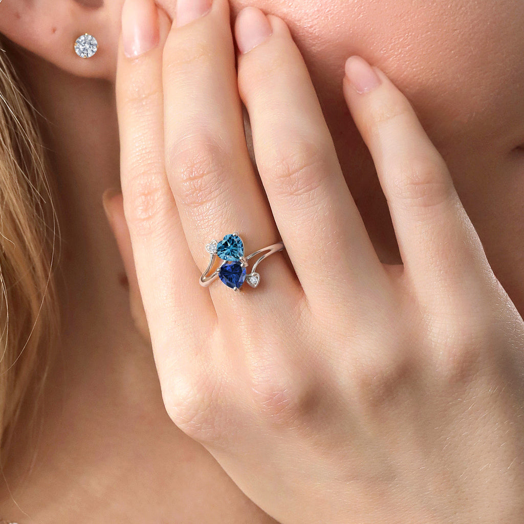 Ring in 10K White Gold