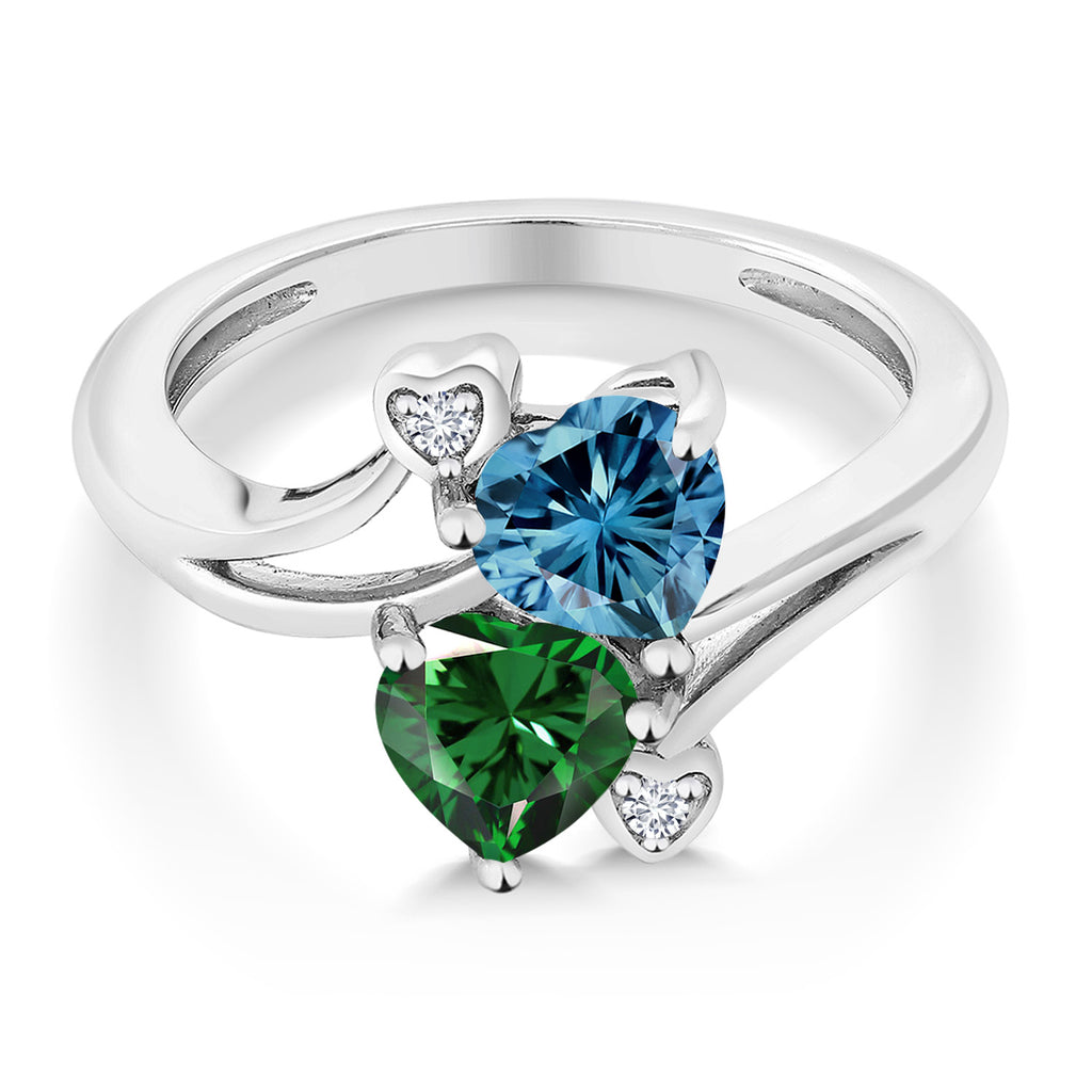 Ring in 10K White Gold