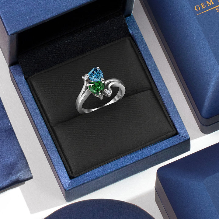 Ring in 10K White Gold