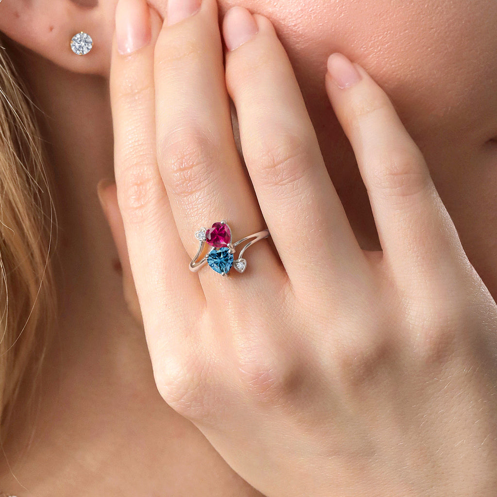 Ring in 10K White Gold