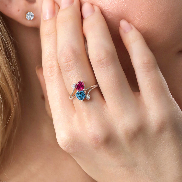 Ring in 10K White Gold