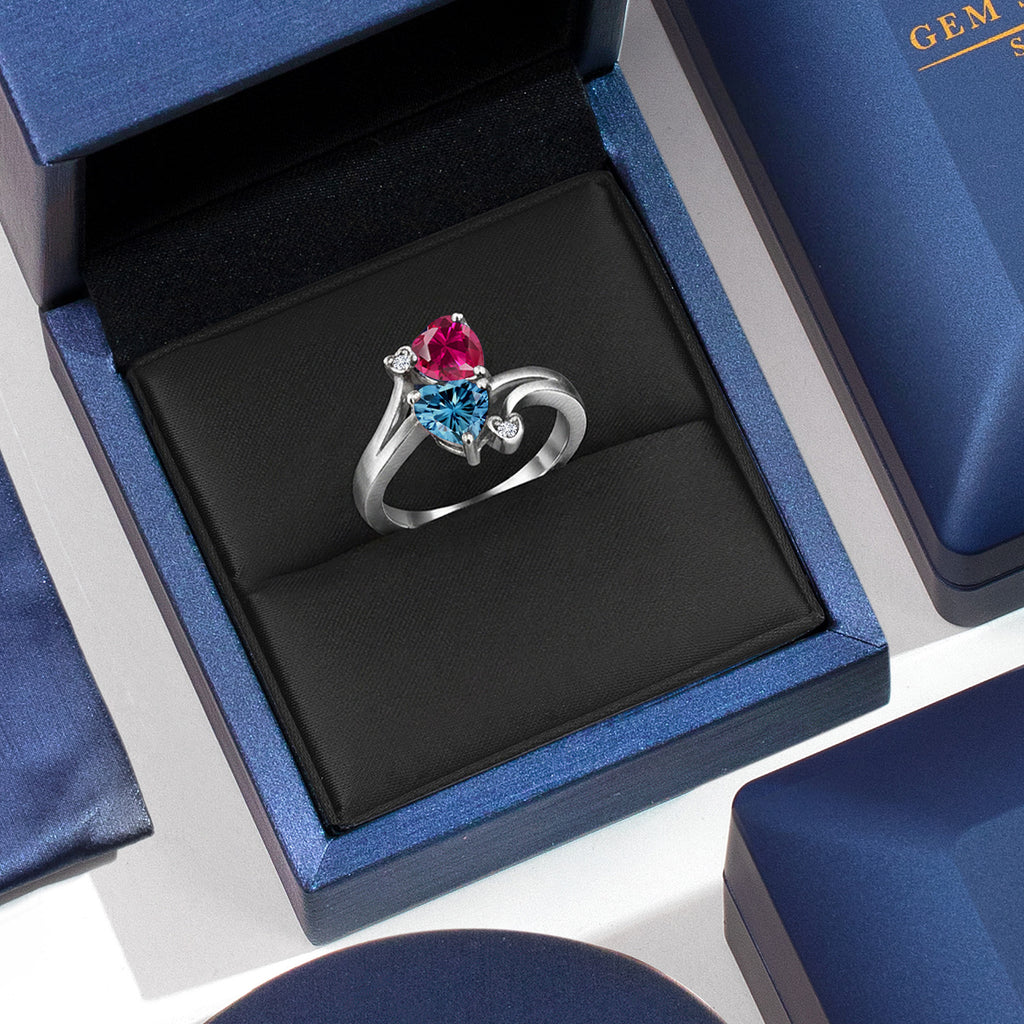Ring in 10K White Gold