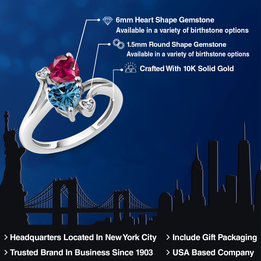 Ring in 10K White Gold