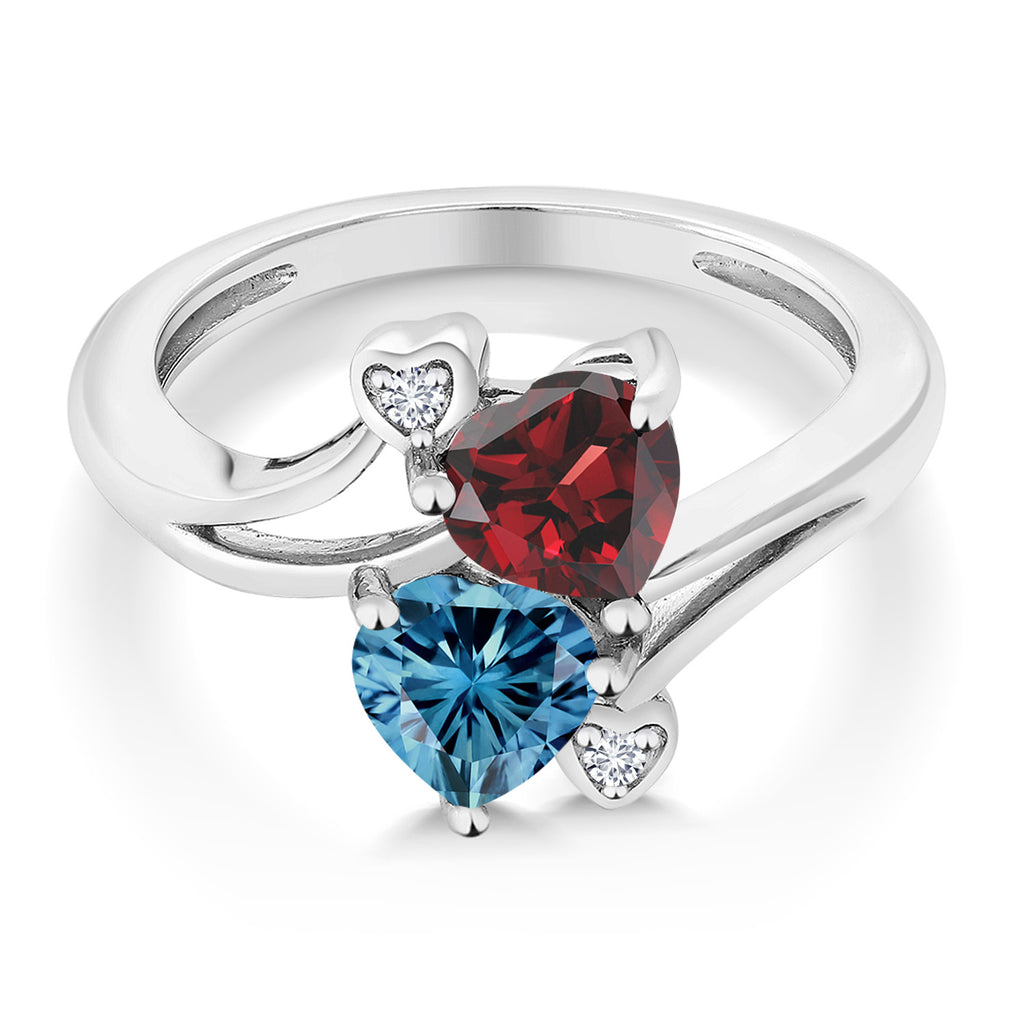 Ring in 10K White Gold