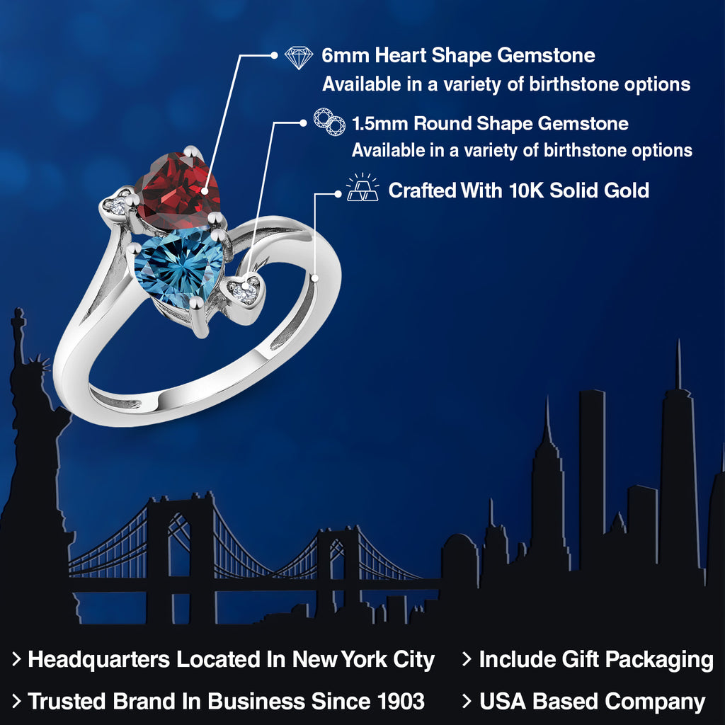Ring in 10K White Gold