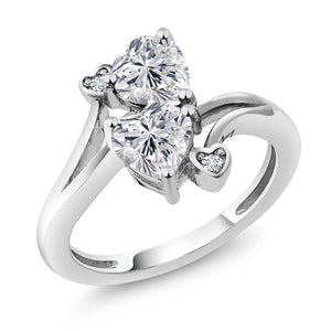 Ring in 10K White Gold