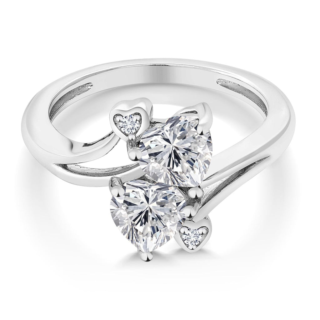 Ring in 10K White Gold