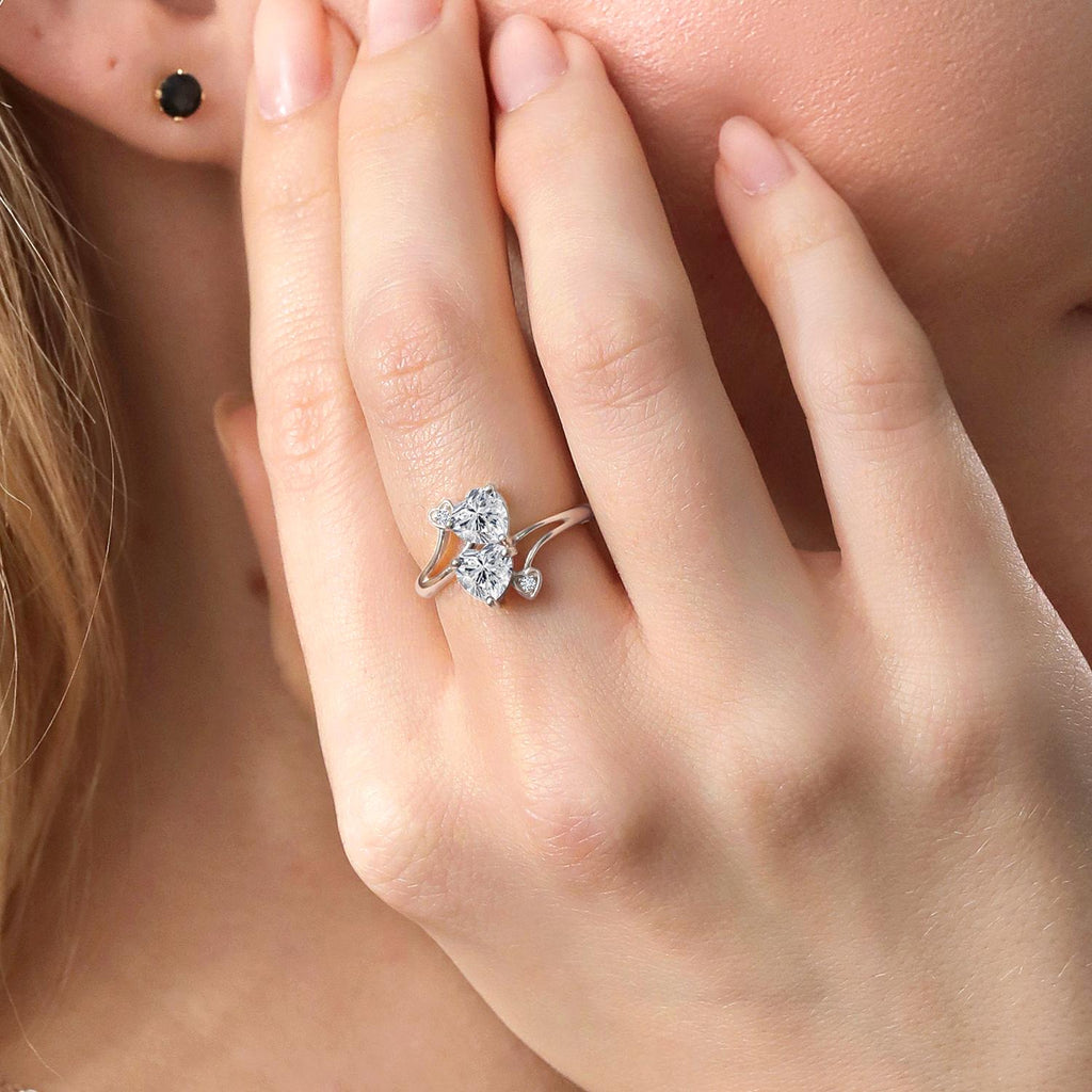 Ring in 10K White Gold
