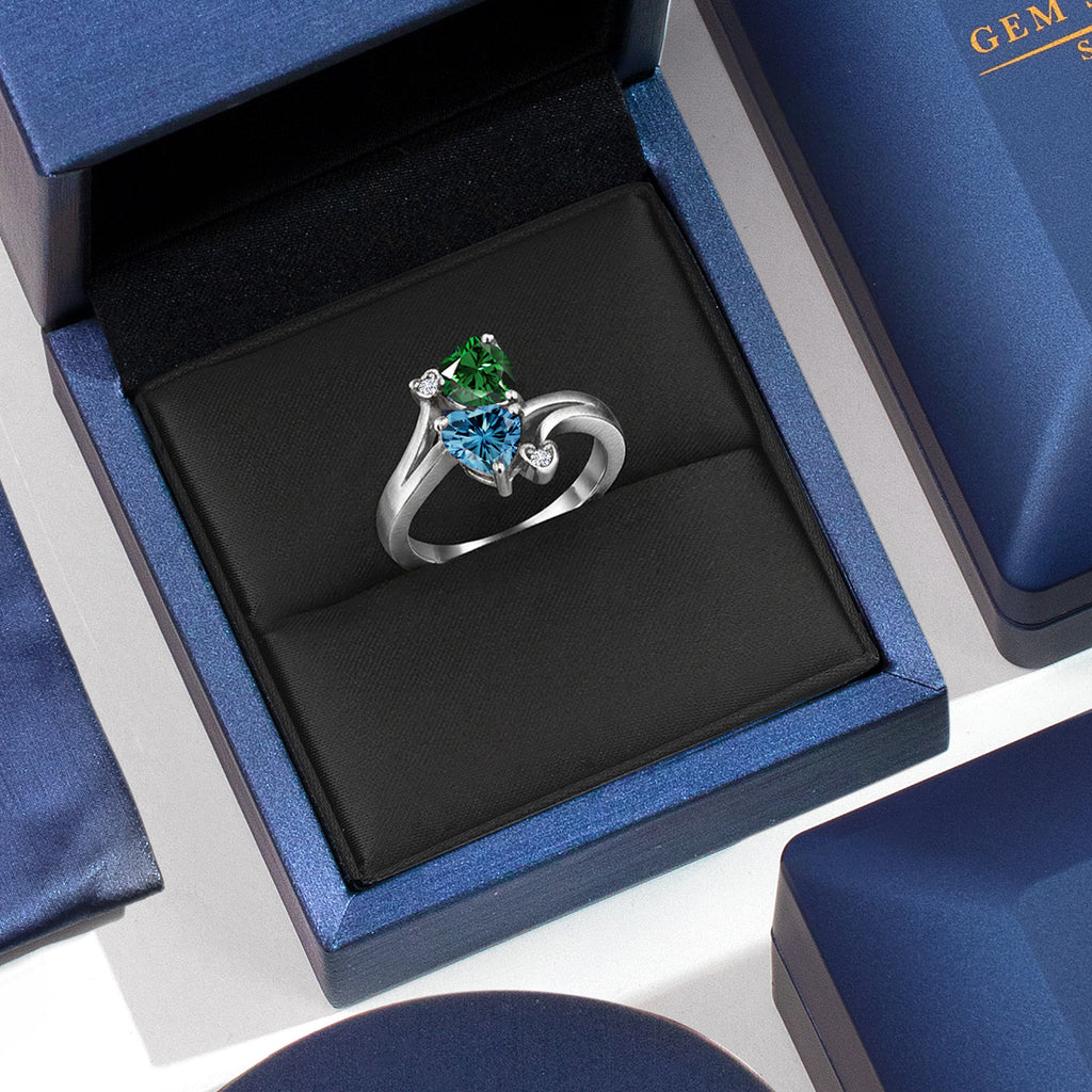 Ring in 10K White Gold
