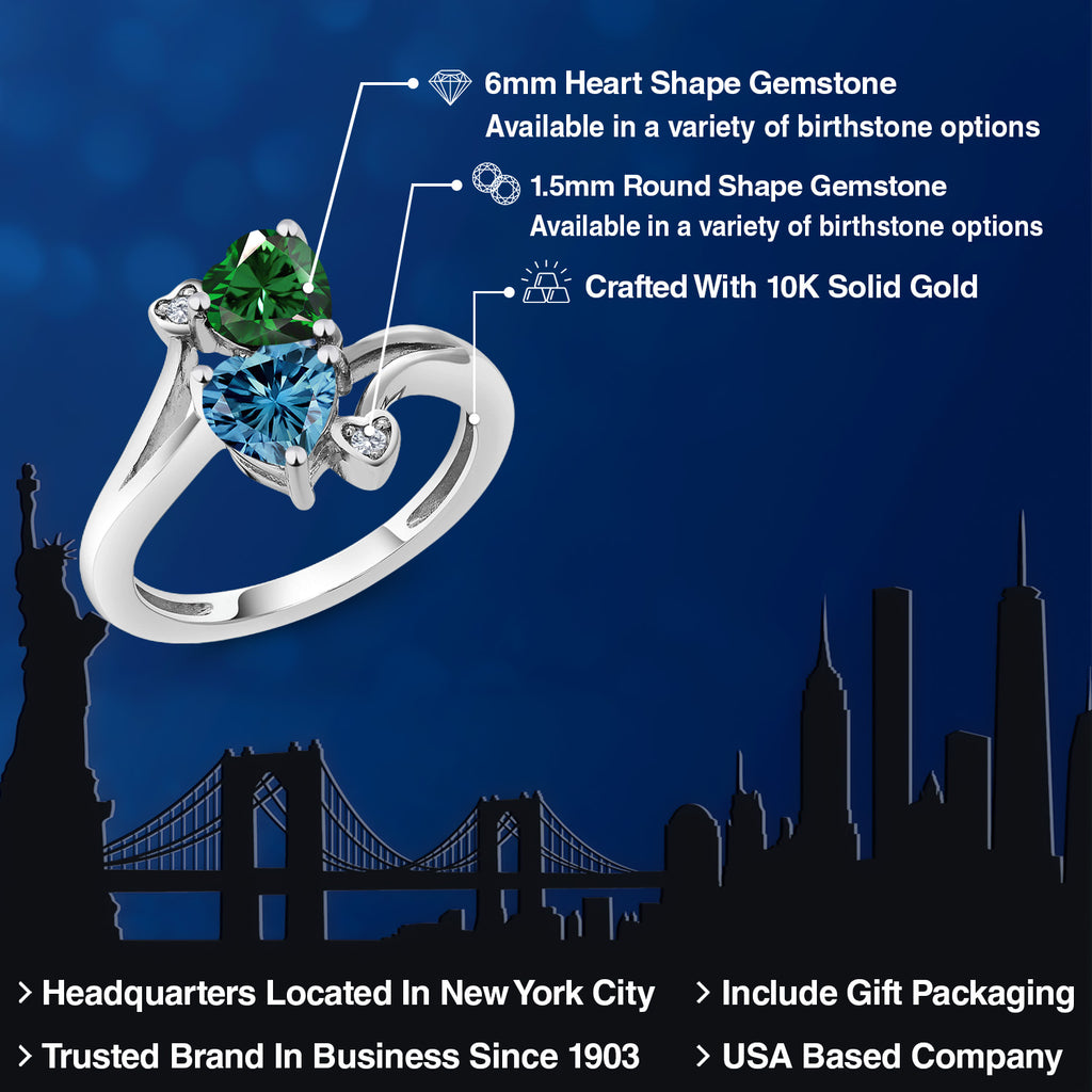 Ring in 10K White Gold
