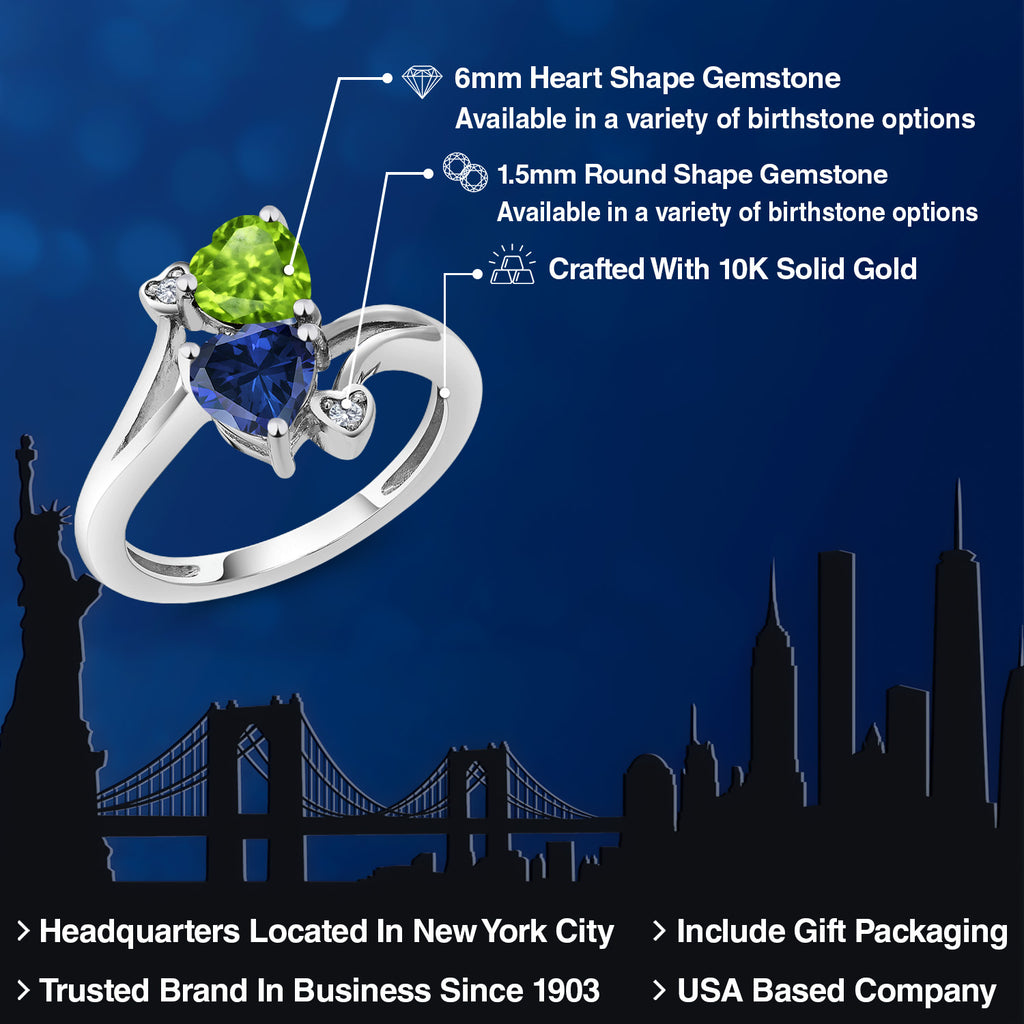 Ring in 10K White Gold