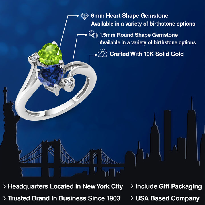 Ring in 10K White Gold