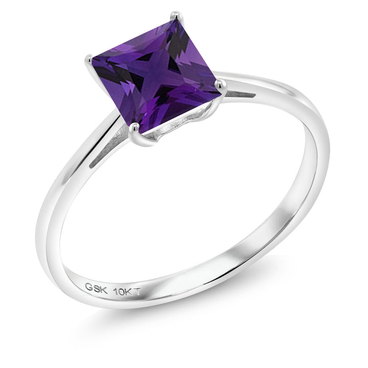 Amethyst - February_7_Ring in 10K White Gold