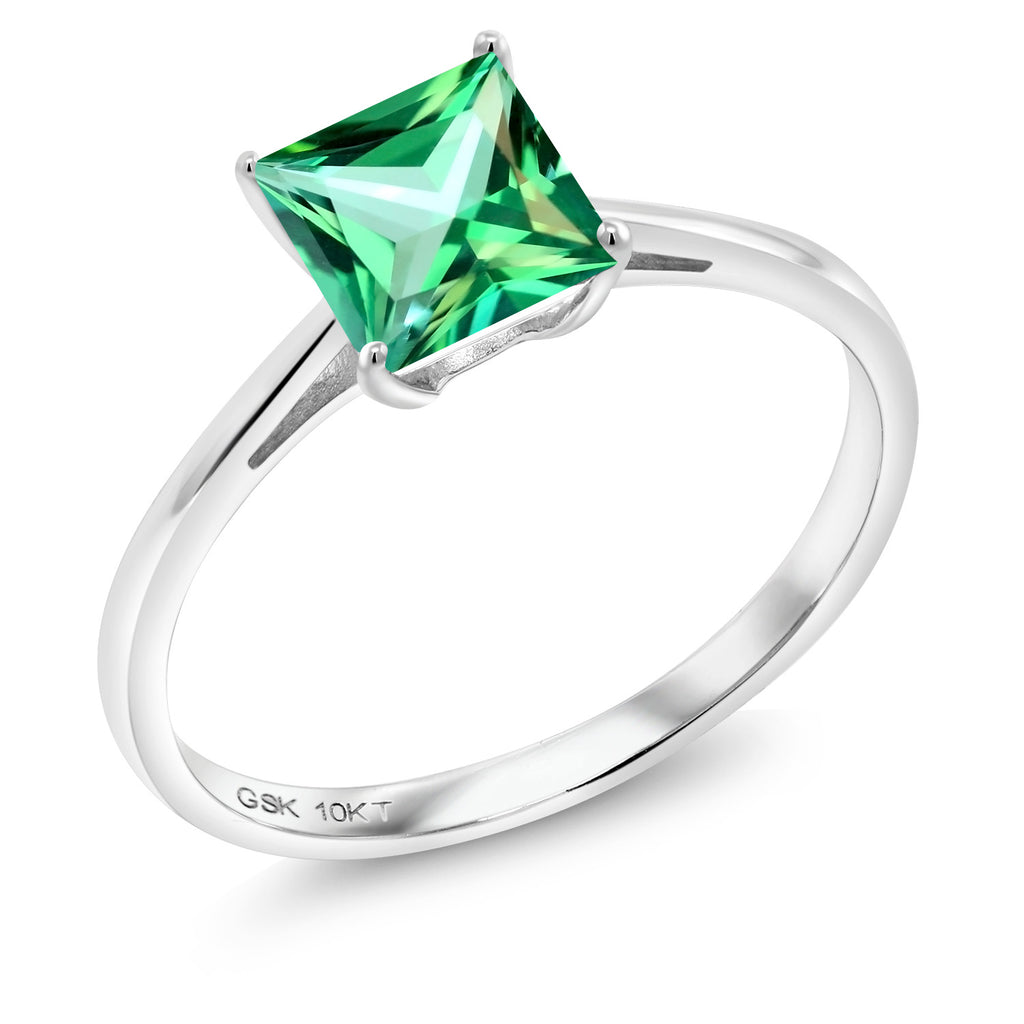 Rainforest Topaz - November_8_Ring in 10K White Gold