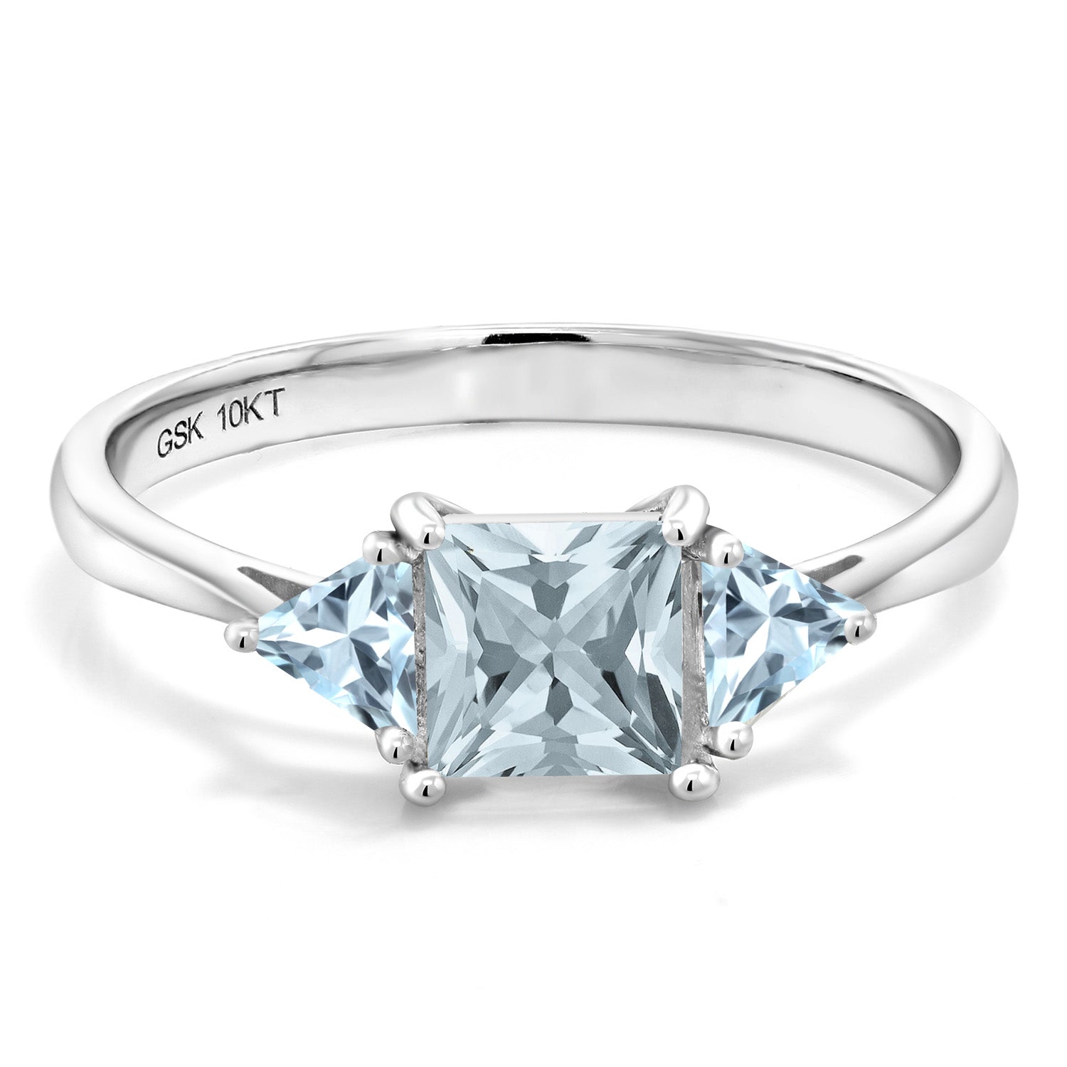 Ring in 10K White Gold