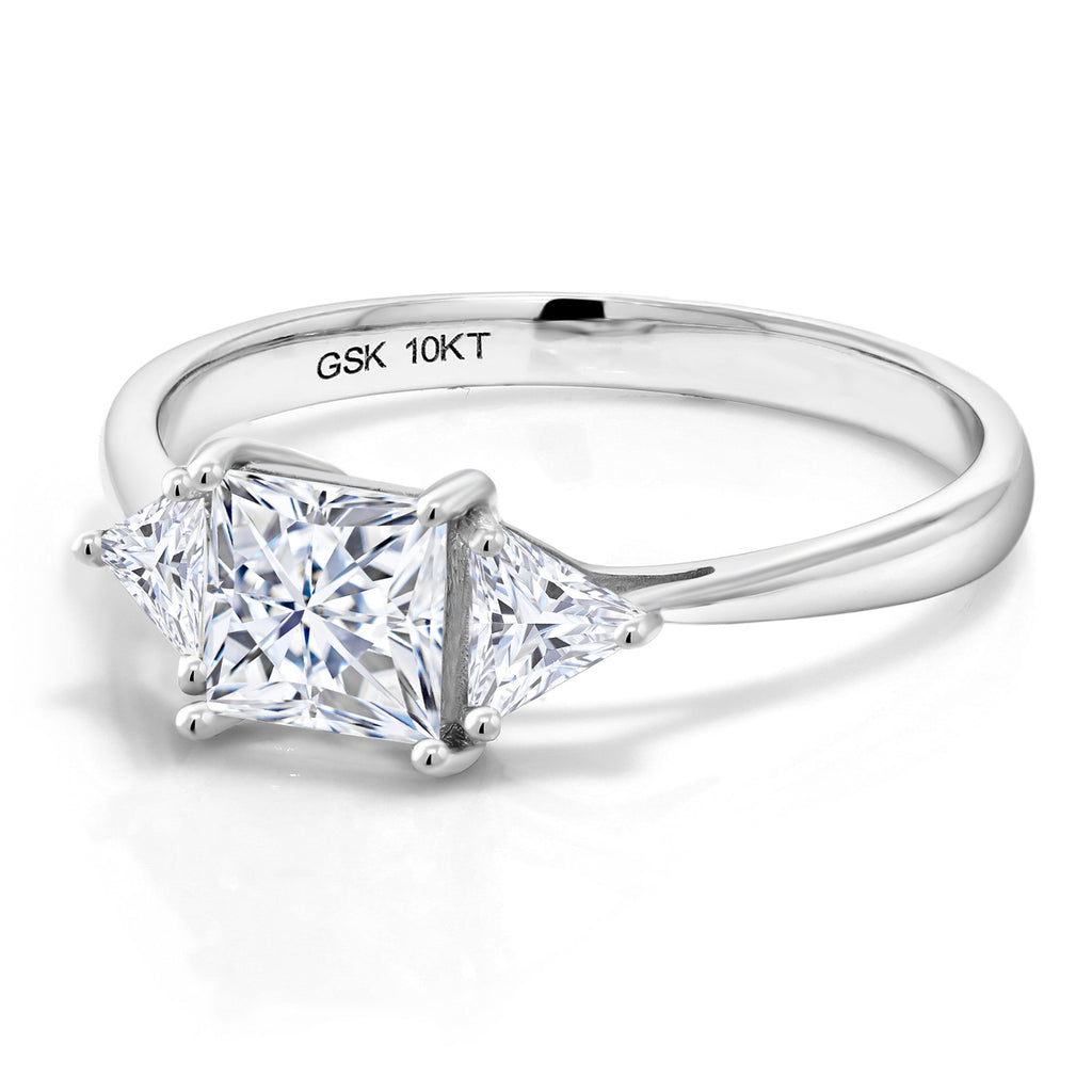 Ring in 10K White Gold