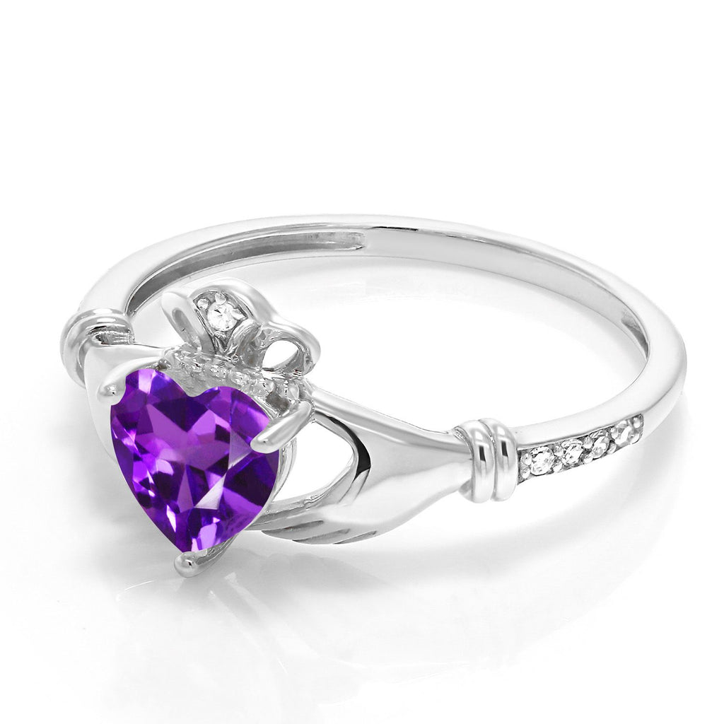 Amethyst - February_7_Ring in 10K White Gold