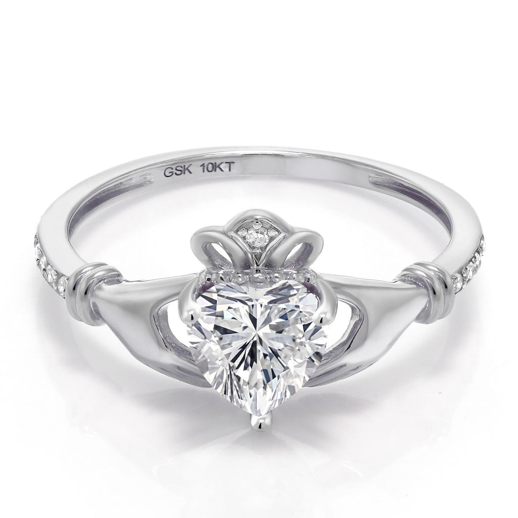 Ring in 10K White Gold