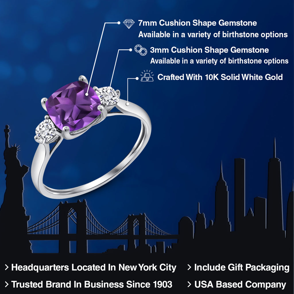 Ring in 10K White Gold