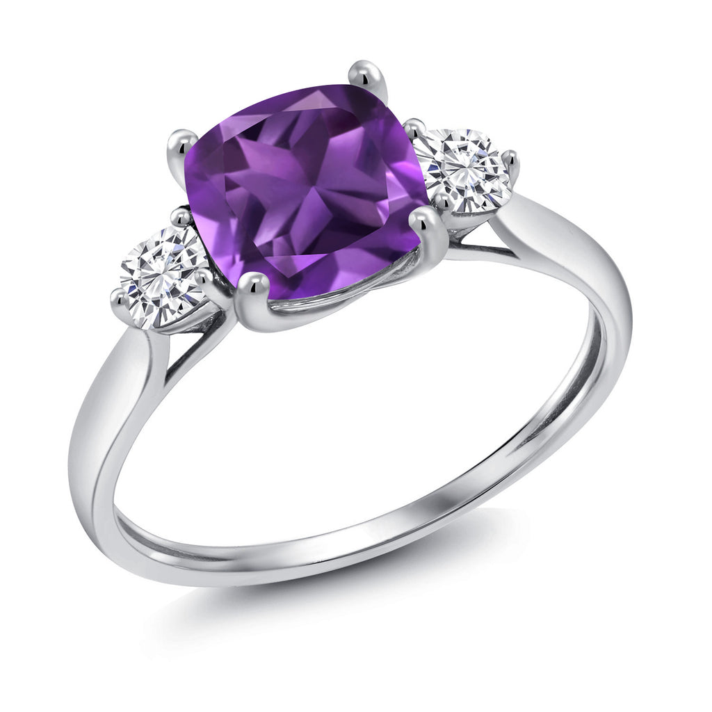 Ring in 10K White Gold