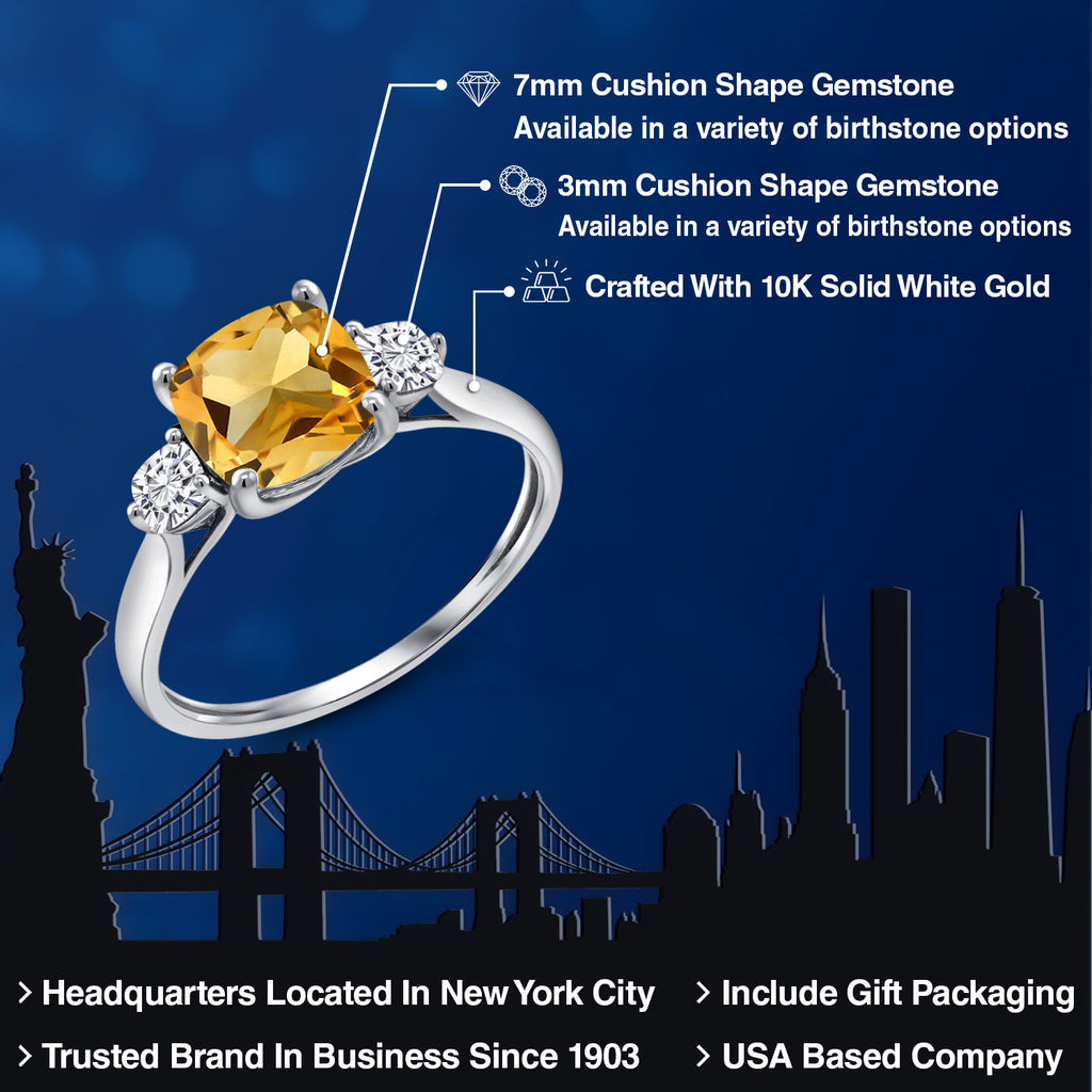 Ring in 10K White Gold