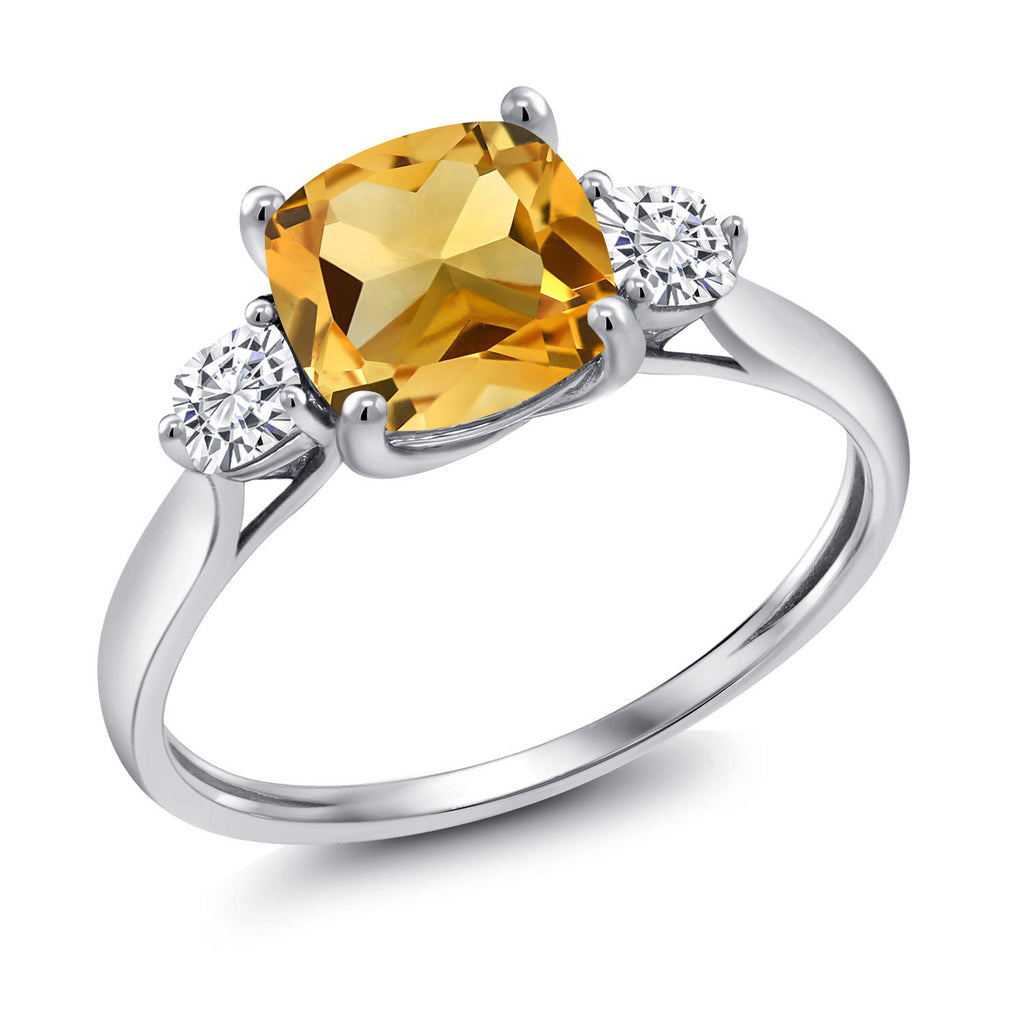 Ring in 10K White Gold