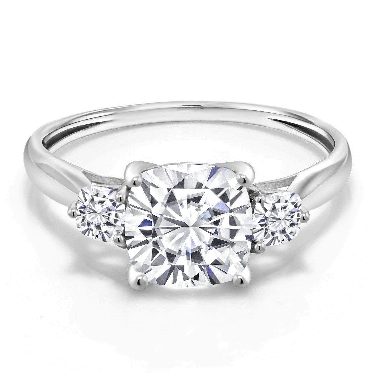 Ring in 10K White Gold