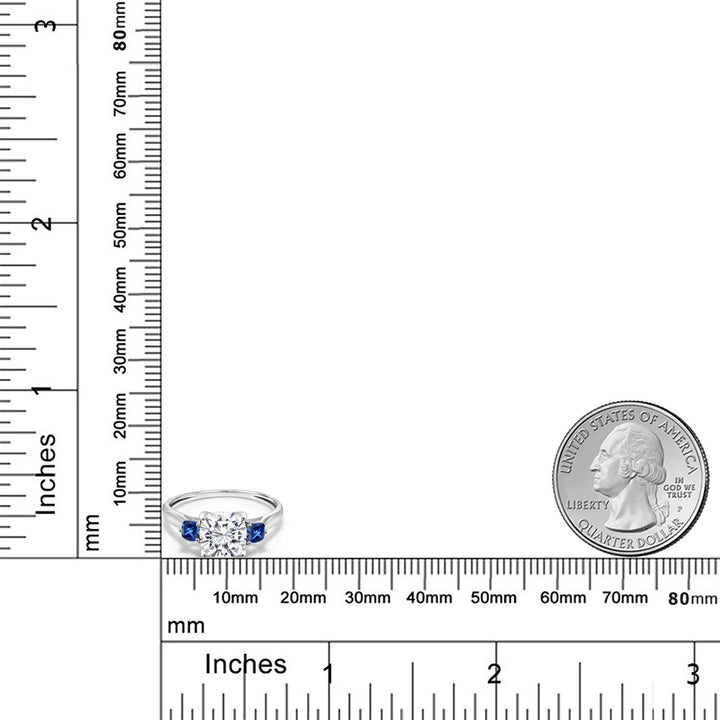 Ring in 10K White Gold