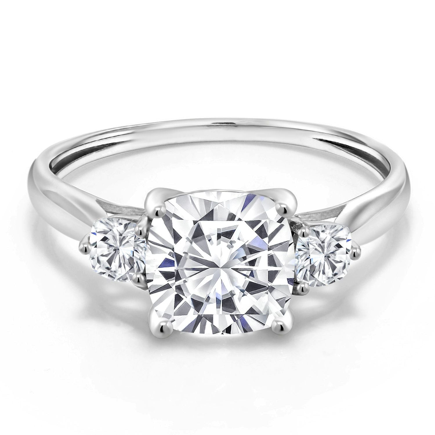 Ring in 10K White Gold