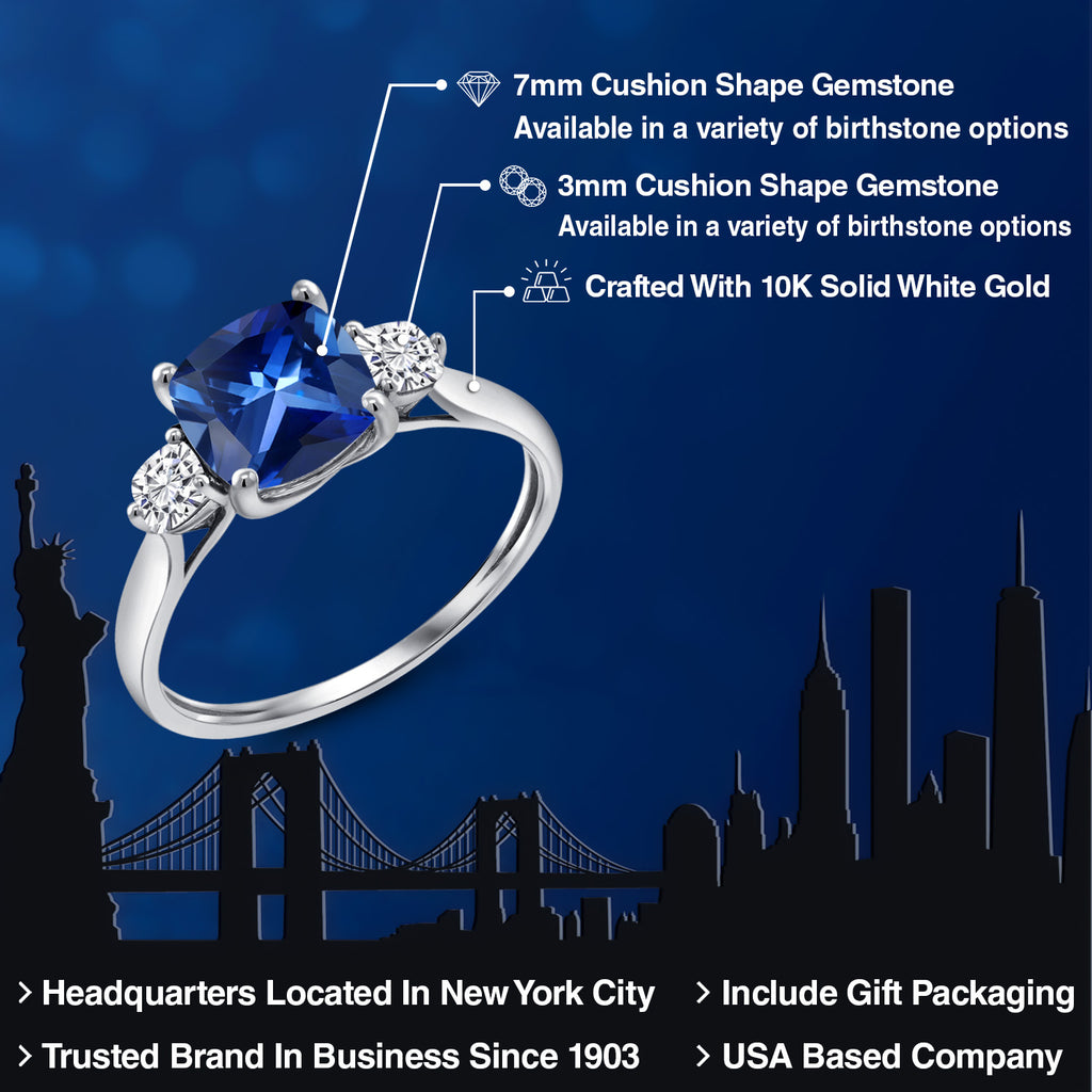 Ring in 10K White Gold