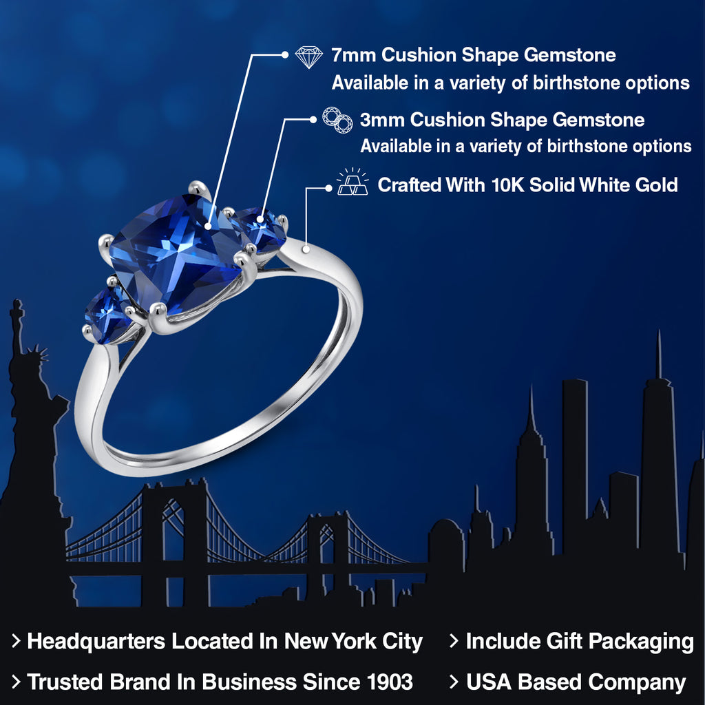 Ring in 10K White Gold