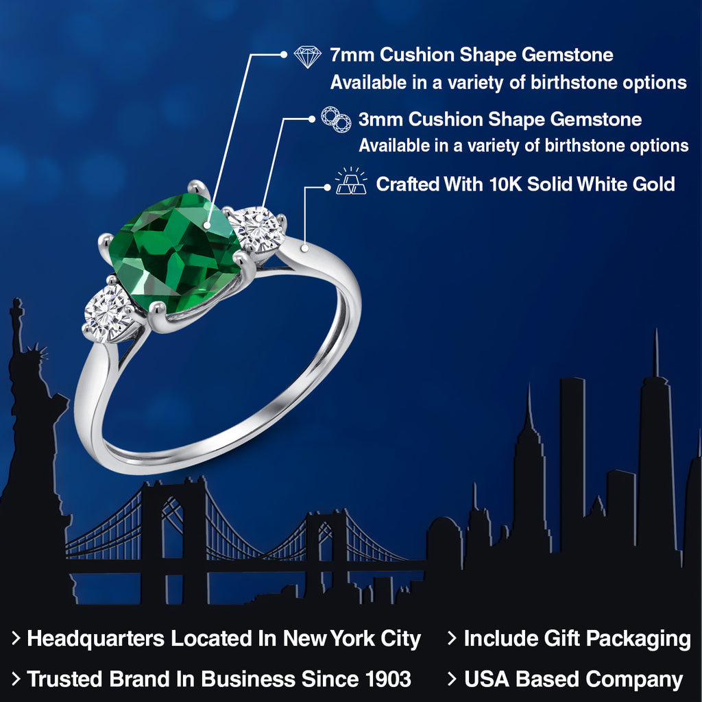 Ring in 10K White Gold