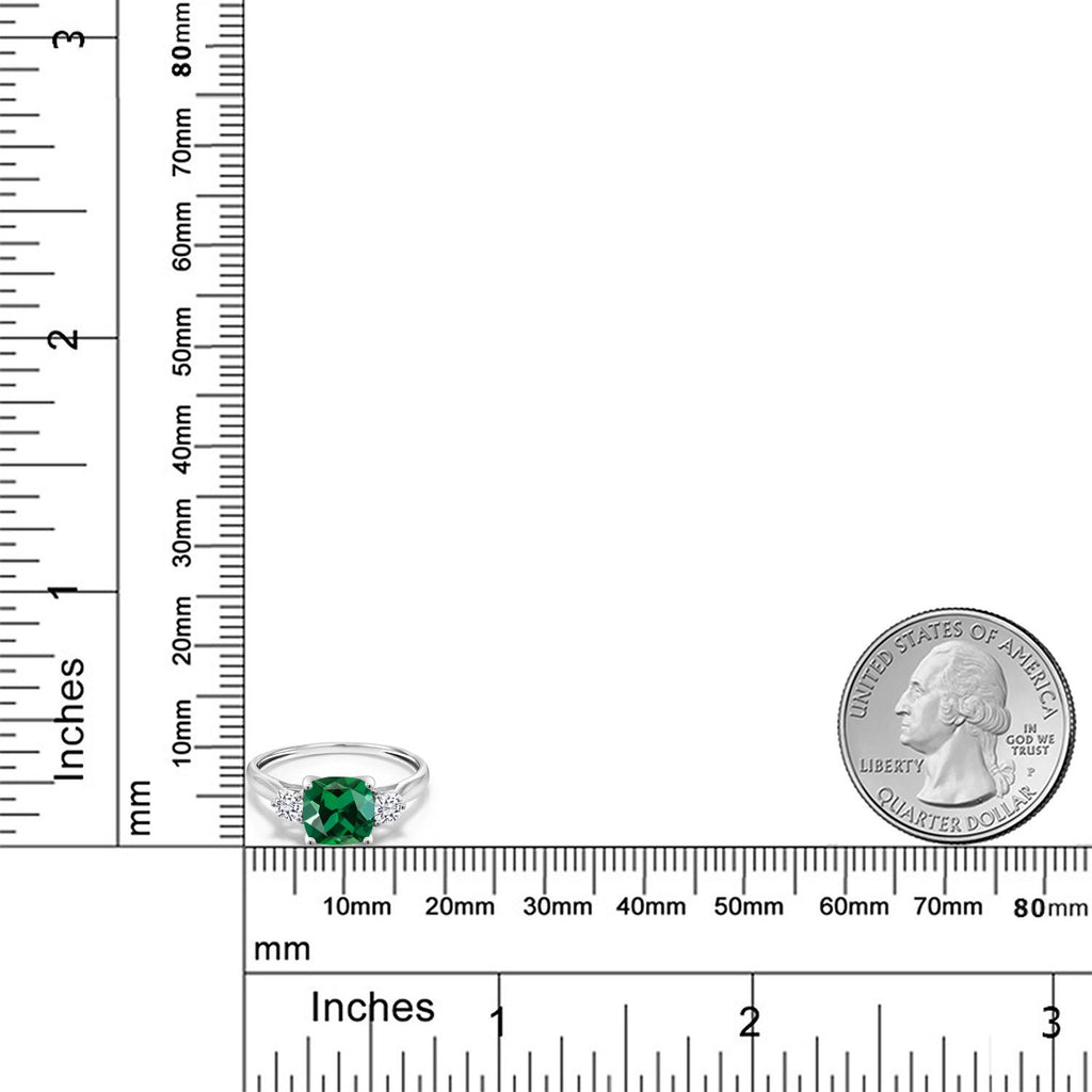 Ring in 10K White Gold