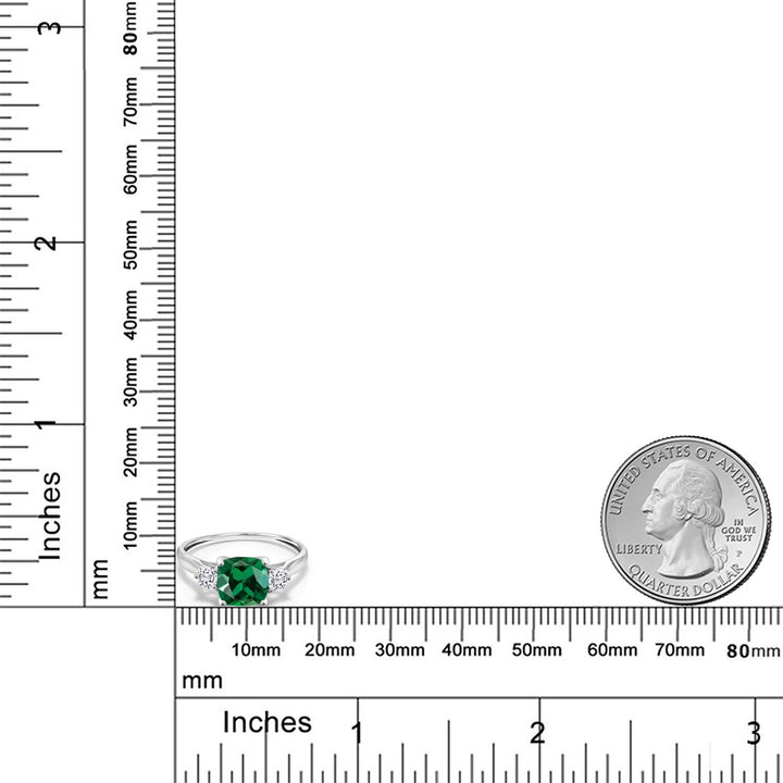 Ring in 10K White Gold