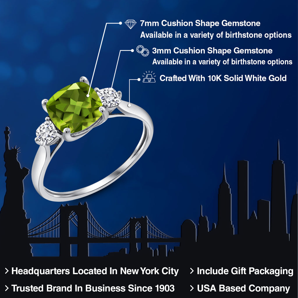 Ring in 10K White Gold