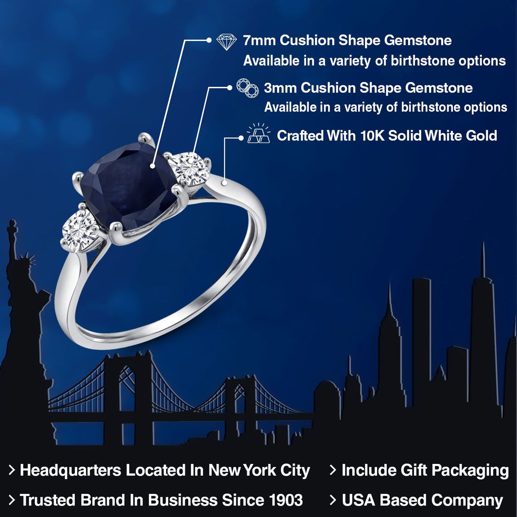 Ring in 10K White Gold