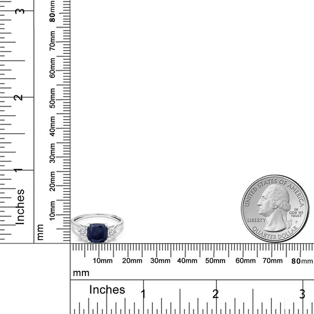 Ring in 10K White Gold