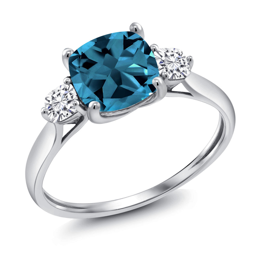 Ring in 10K White Gold