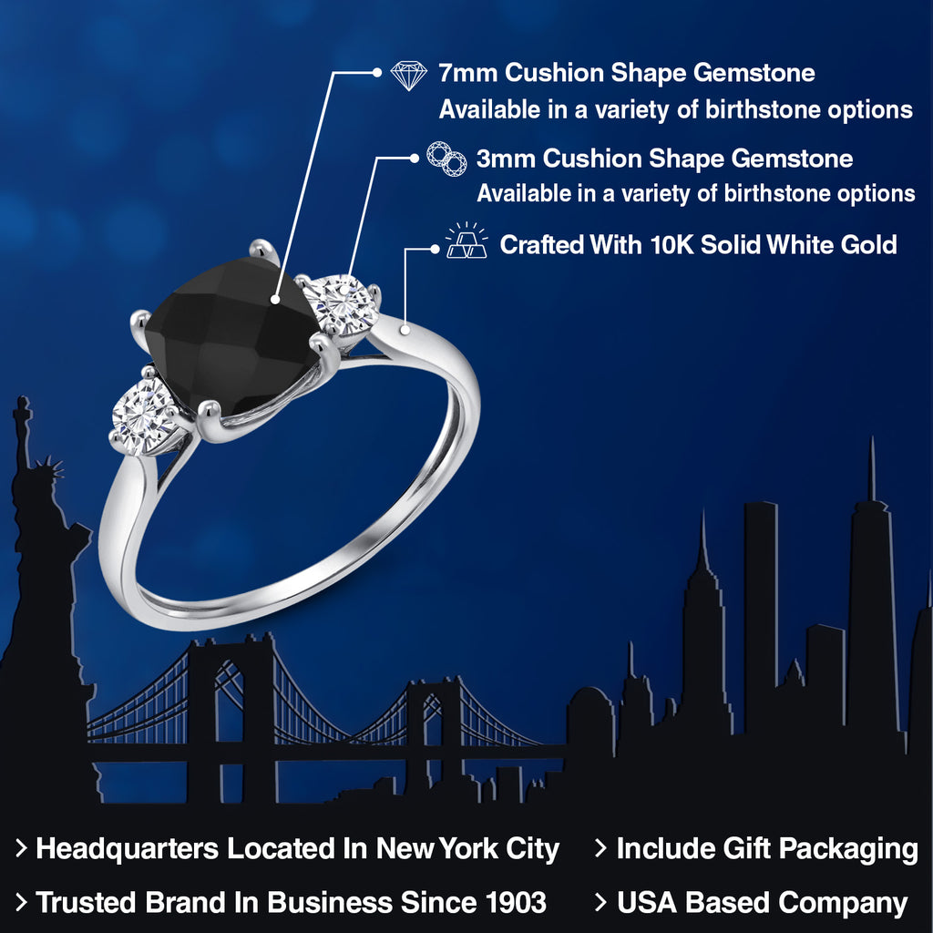 Ring in 10K White Gold