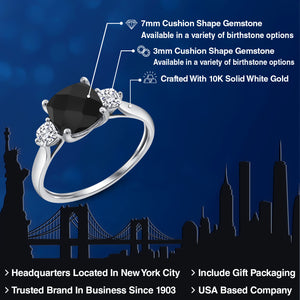 Ring in 10K White Gold