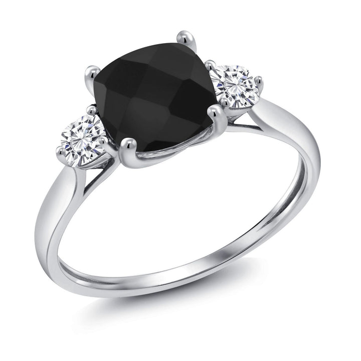 Ring in 10K White Gold