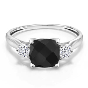 Ring in 10K White Gold