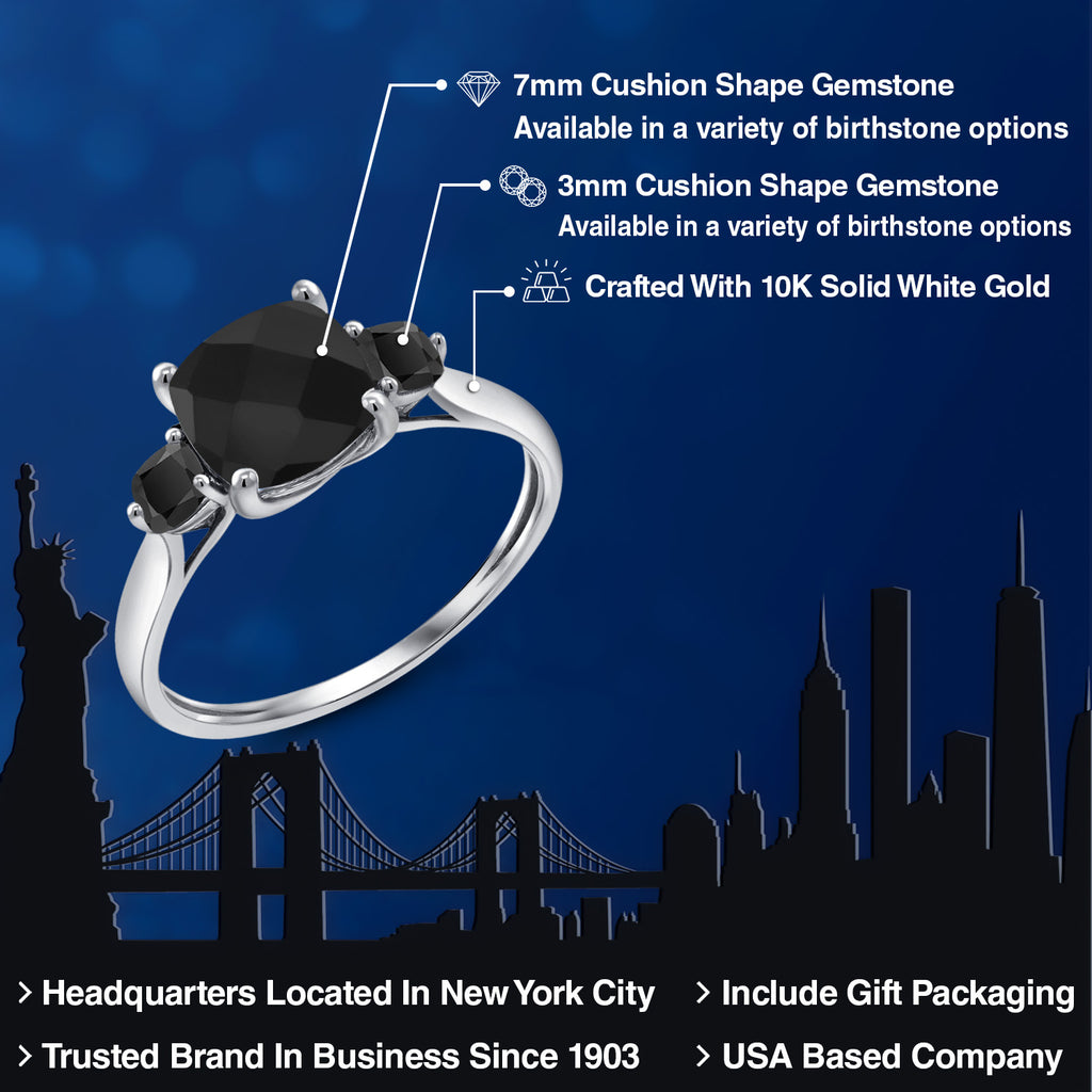 Ring in 10K White Gold