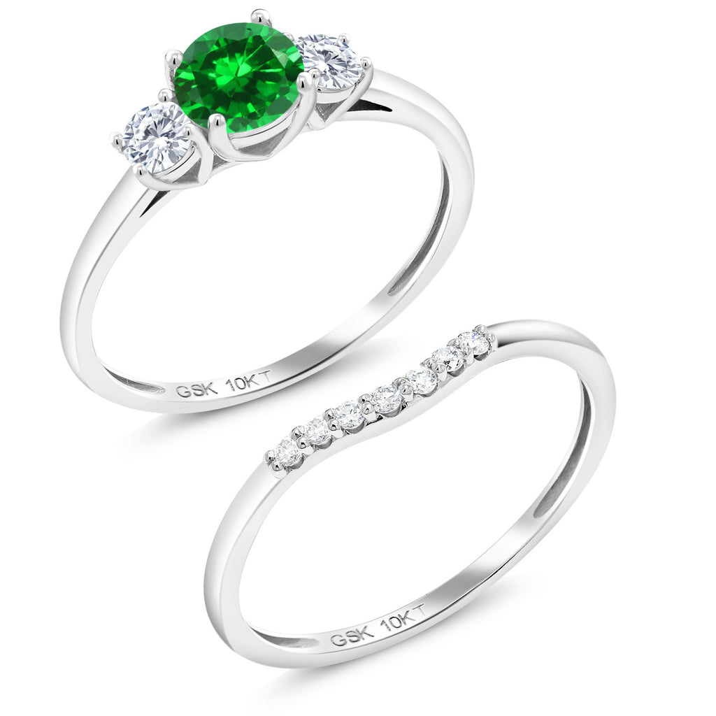 Ring in 10K White Gold