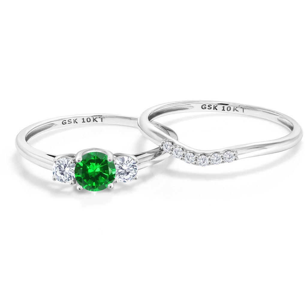 Ring in 10K White Gold