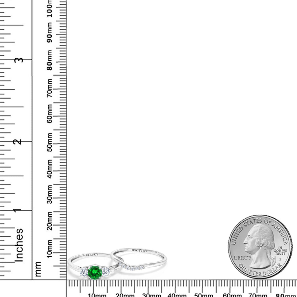 Ring in 10K White Gold