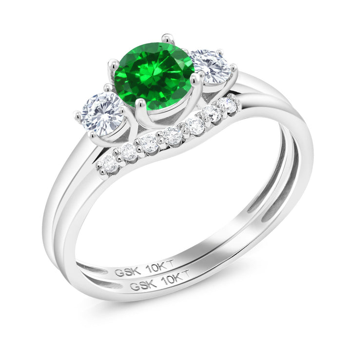 Ring in 10K White Gold
