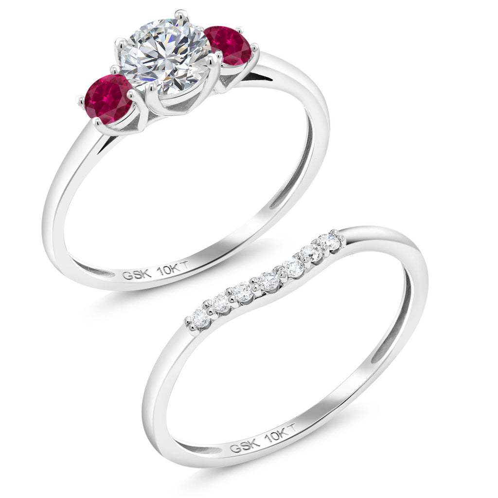 Ring in 10K White Gold