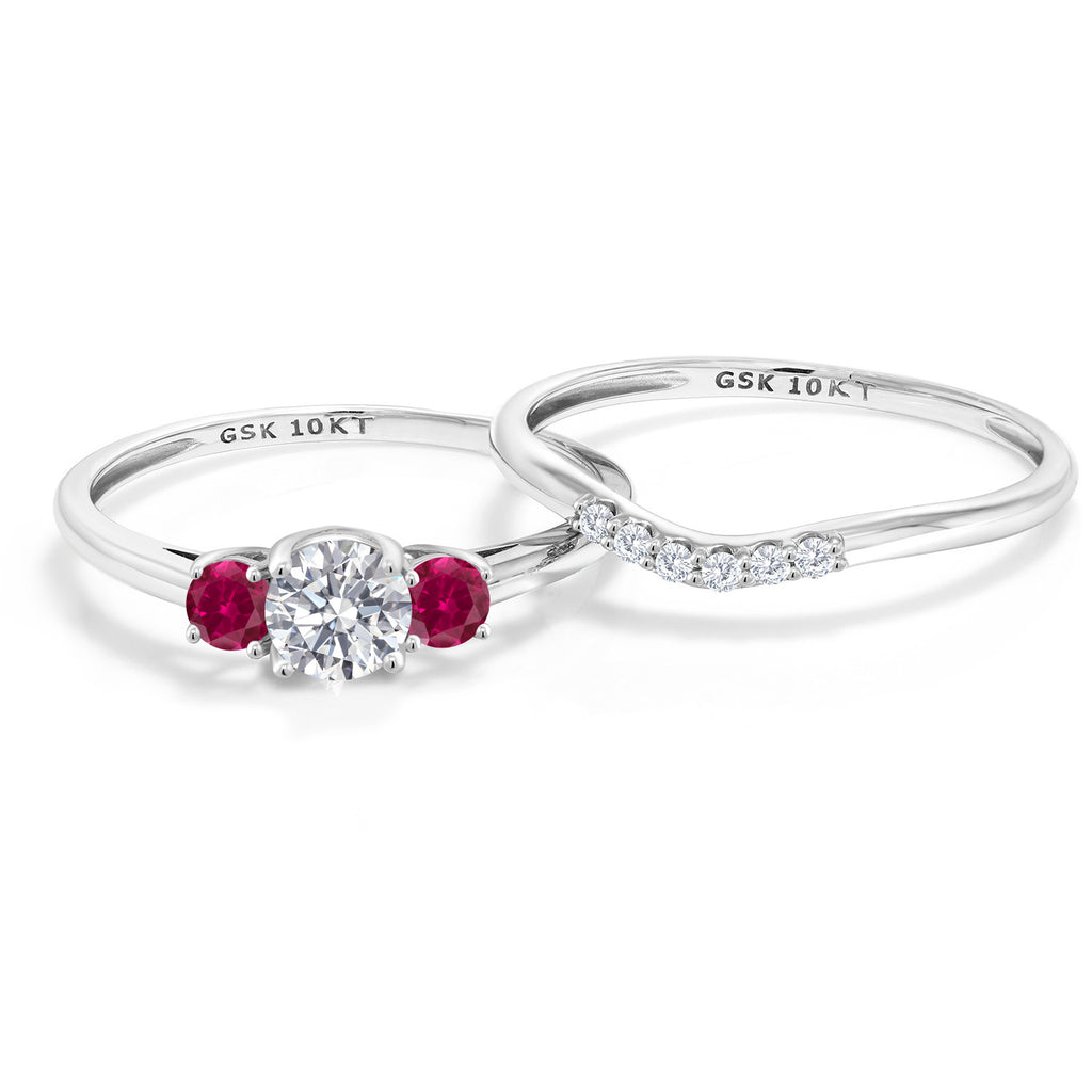 Ring in 10K White Gold